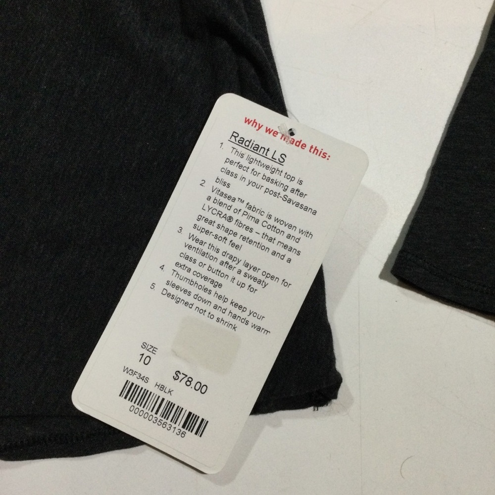 Lululemon Size 10 Radiant Long Sleeve Pullover - Picture 4 of 13